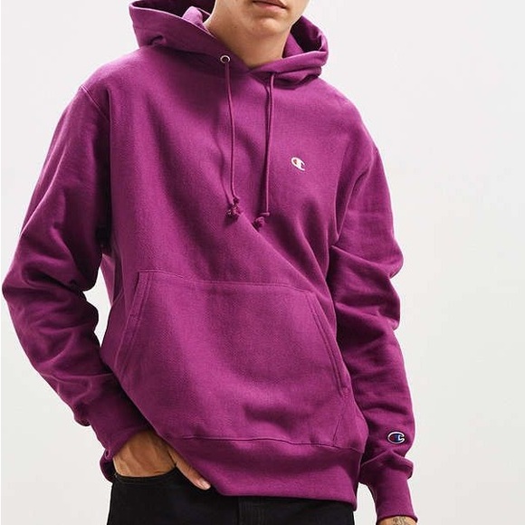 Champion Other - Champion Reverse Weave Pullover Hoodie Magenta Purple Size Medium